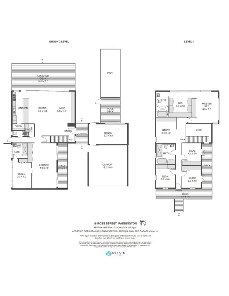 Floorplan of Homely house listing, 18 Ross Street, Paddington QLD 4064