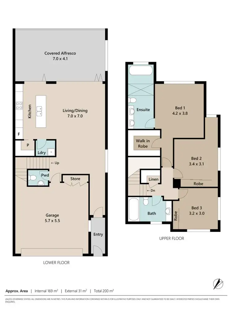 Floorplan of Homely townhouse listing, 101/390 Simpsons Road, Bardon QLD 4065