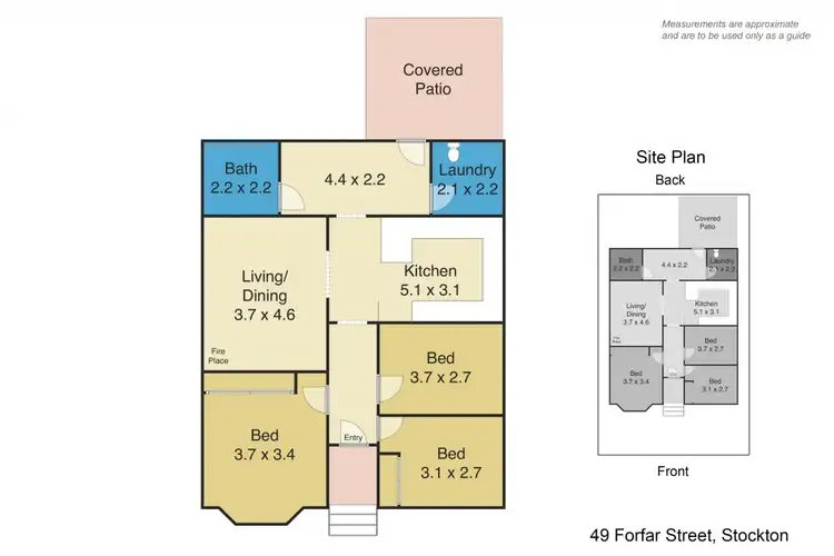 Floorplan of Homely house listing, 49 Forfar Street, Stockton NSW 2295