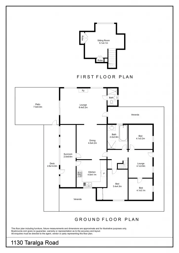 Floorplan of Homely rural property listing, 1130 Taralga Road, Tarlo via, Goulburn NSW 2580