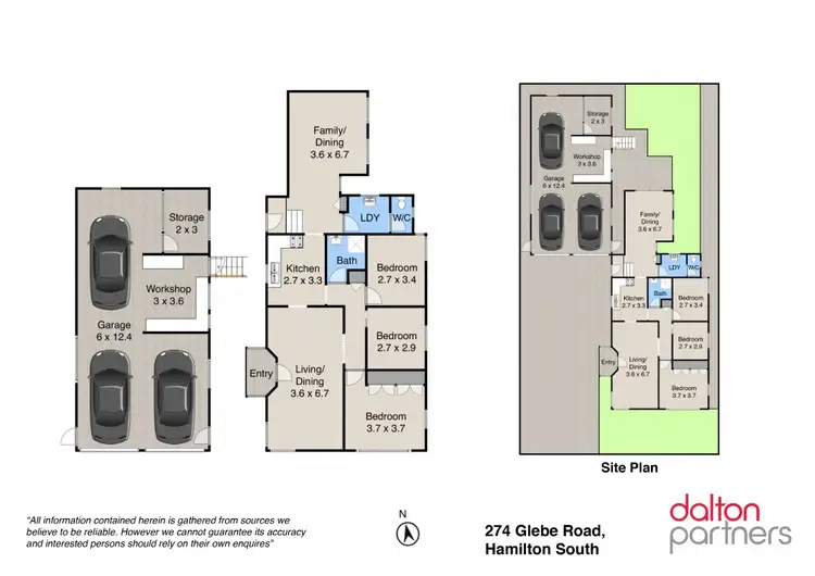 Floorplan of Homely house listing, 274 Glebe Road, Hamilton South NSW 2303