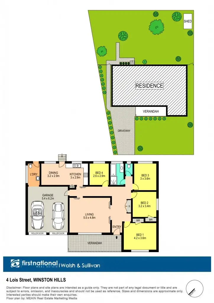 Floorplan of Homely house listing, 4 Lois Street, Winston Hills NSW 2153