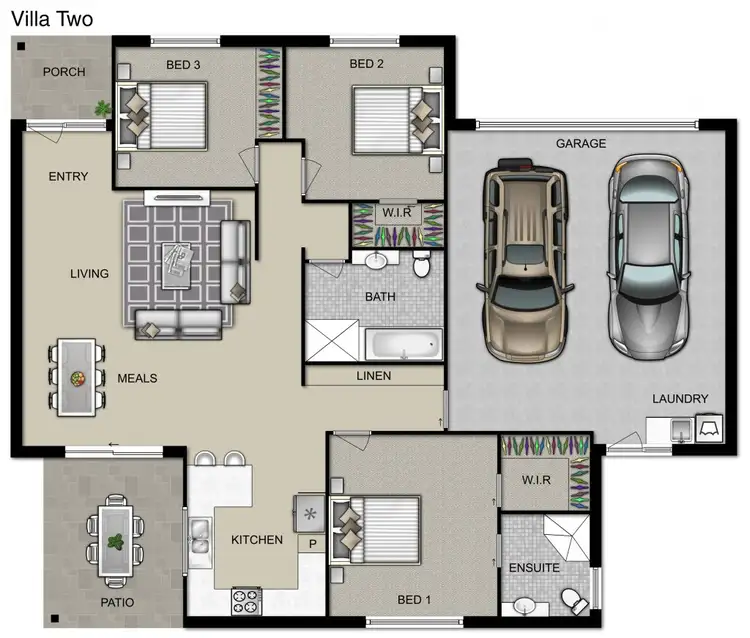 Floorplan of Homely villa listing, 2/9 Warrigal St, Blackwall NSW 2256
