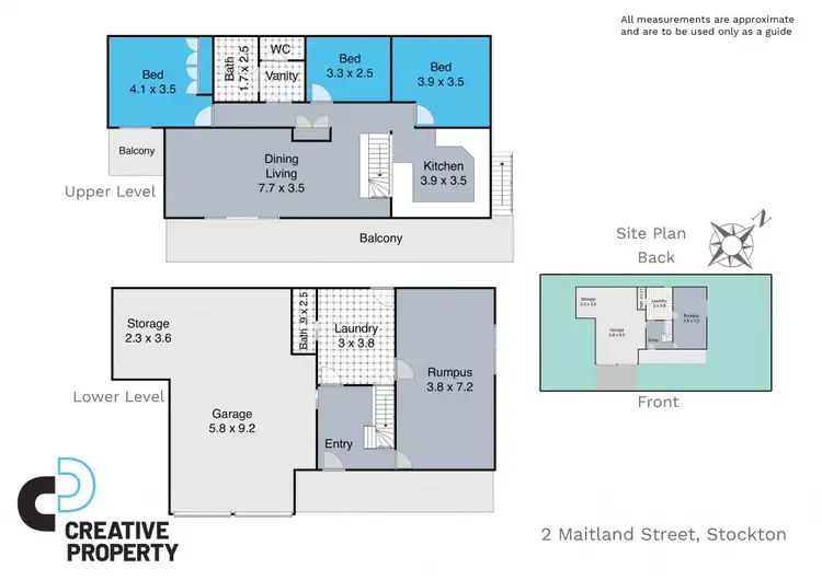 Floorplan of Homely house listing, 2 Maitland Street, Stockton NSW 2295