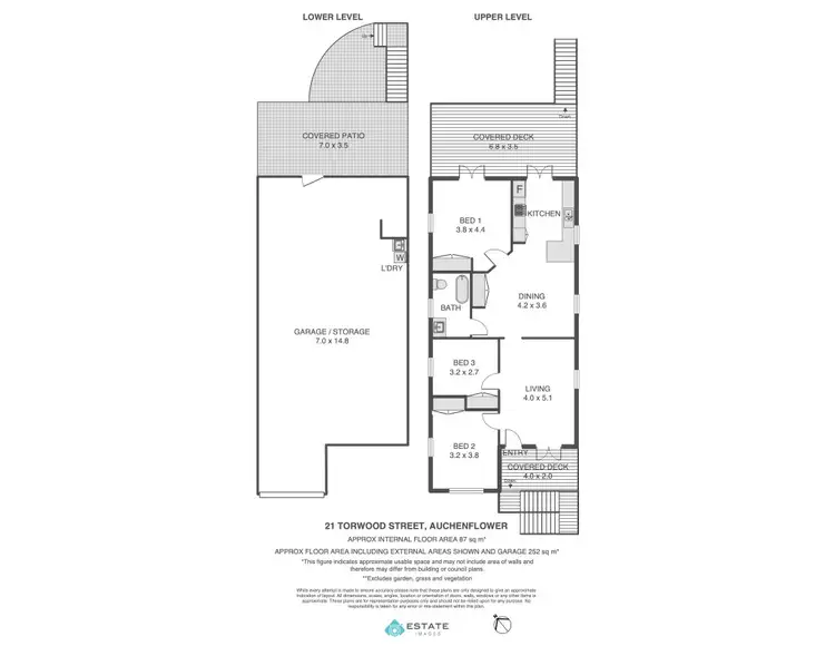Floorplan of Homely house listing, 21 Torwood Street, Auchenflower QLD 4066