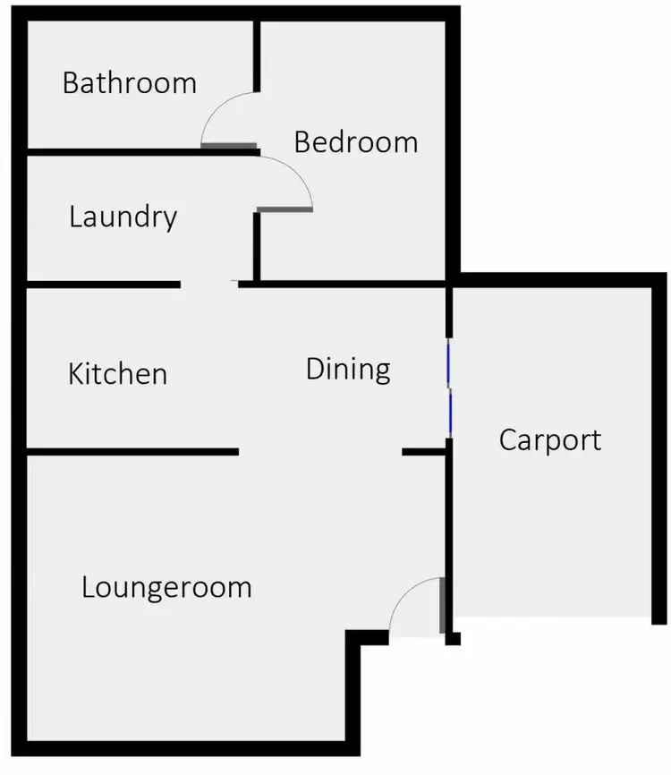 Floorplan of Homely unit listing, 19A Henry Street, Horsham VIC 3400