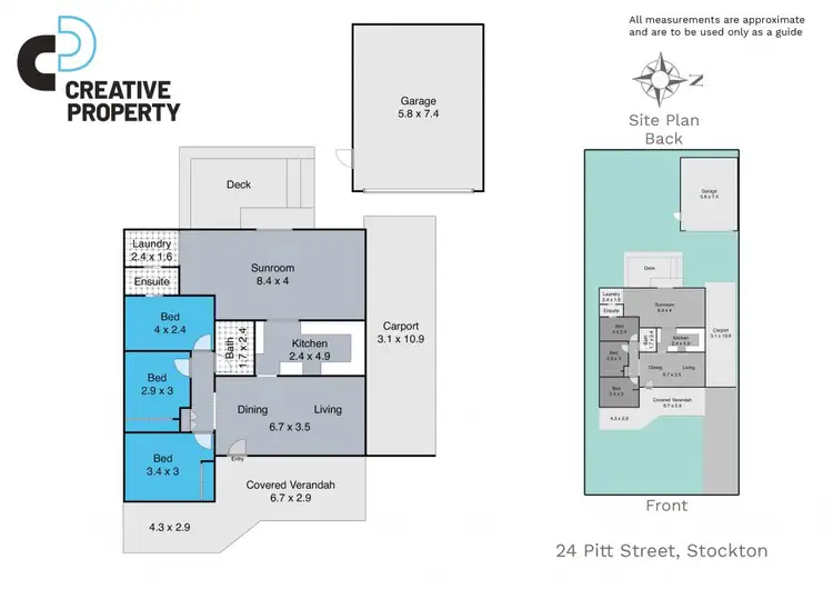 Floorplan of Homely house listing, 24 Pitt Street, Stockton NSW 2295