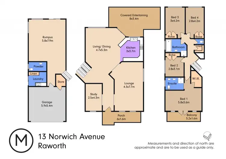 Floorplan of Homely house listing, 13 Norwich Avenue, Raworth NSW 2321