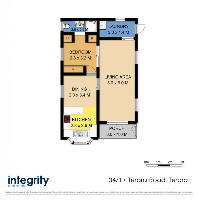 Floorplan of Homely villa listing, 34/17 Terara Road, Terara NSW 2540