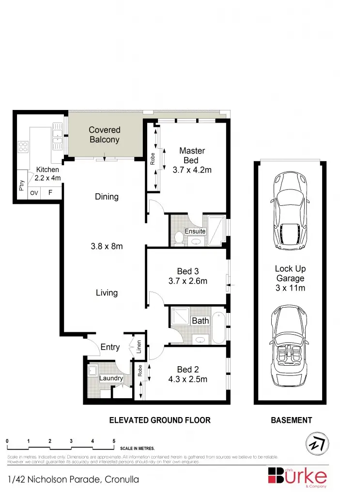 Floorplan of Homely unit listing, 1/42 Nicholson Parade, Cronulla NSW 2230