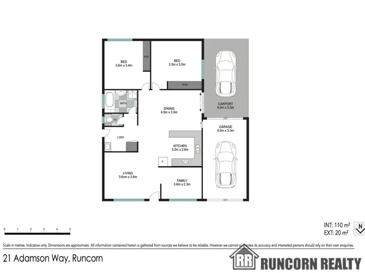 Floorplan of Homely house listing, 21 Adamson Way, Runcorn QLD 4113