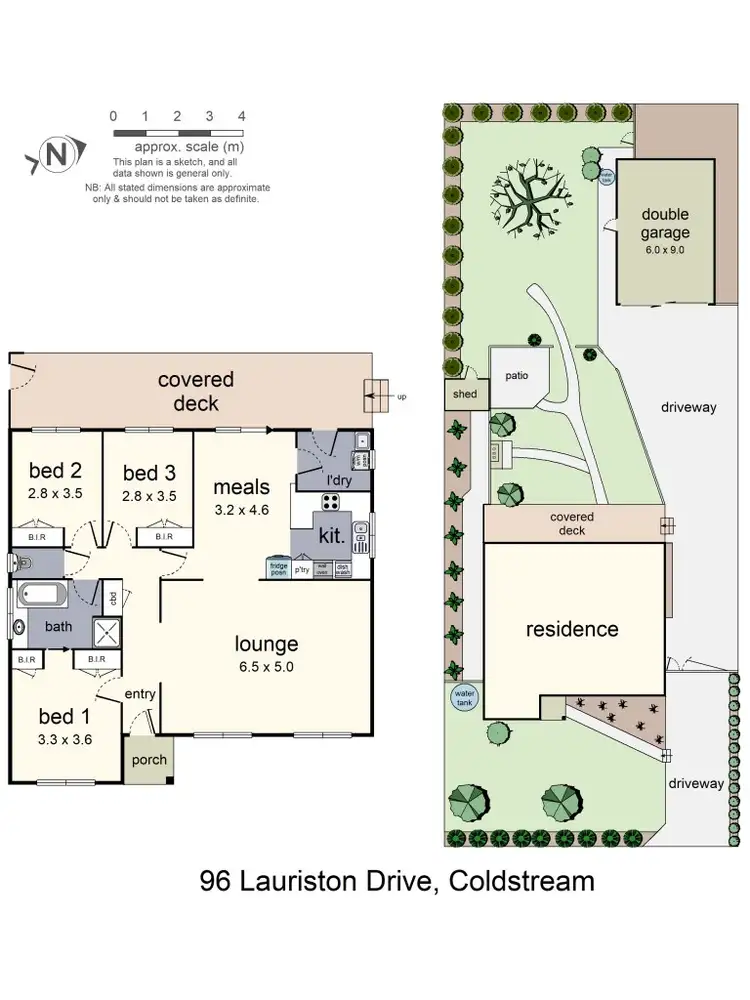 Floorplan of Homely house listing, 96 Lauriston Drive, Coldstream VIC 3770