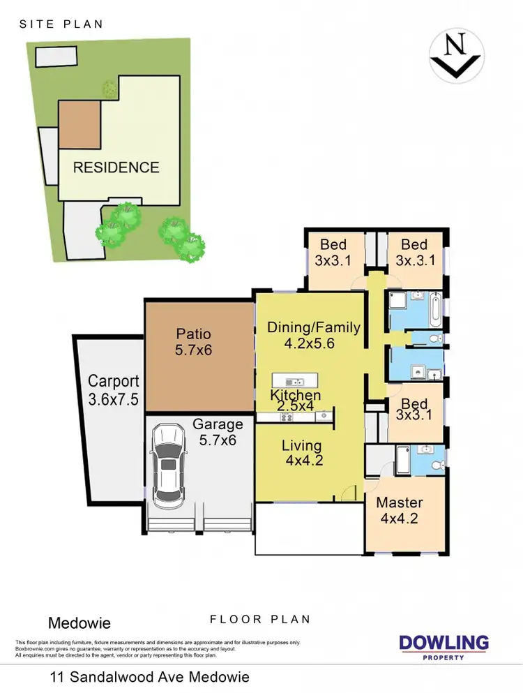 Floorplan of Homely house listing, 11 Sandalwood Avenue, Medowie NSW 2318