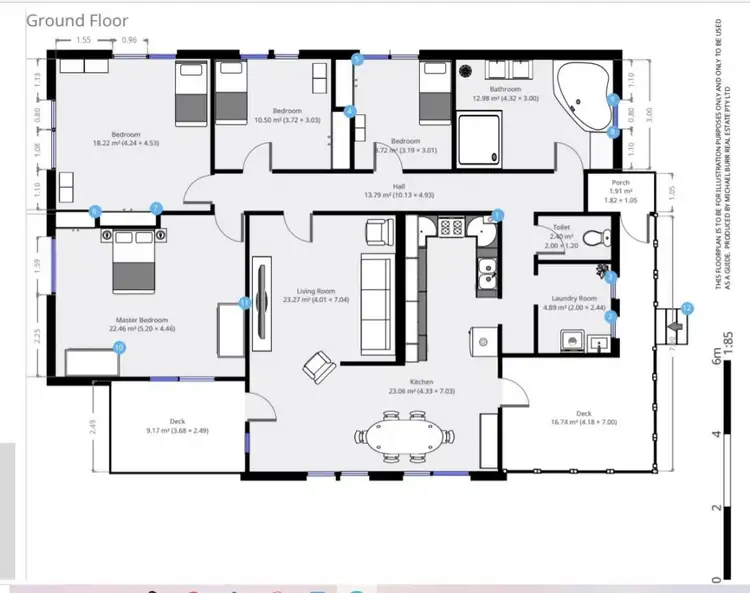 Floorplan of Homely house listing, 22 Tucker Avenue, Devonport TAS 7310