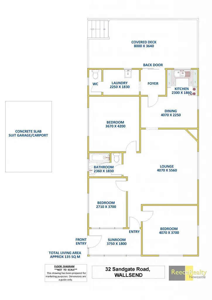 Floorplan of Homely house listing, 32 Sandgate Road, Wallsend NSW 2287