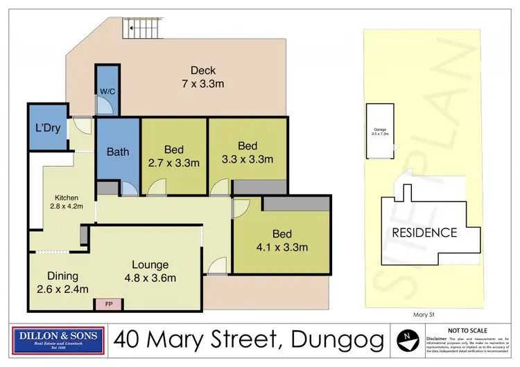 Floorplan of Homely house listing, 40 Mary Street, Dungog NSW 2420
