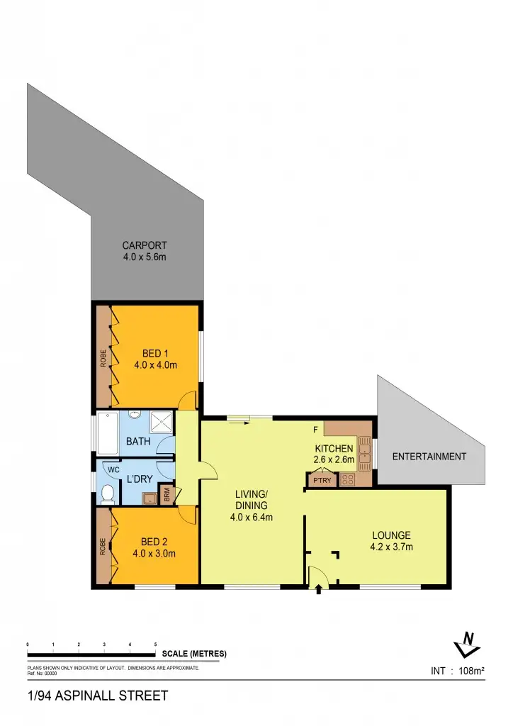Floorplan of Homely house listing, 1/94 Aspinall Street, Golden Square VIC 3555