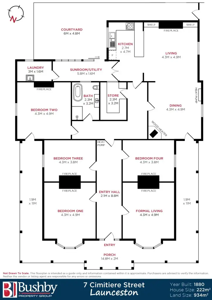 Floorplan of Homely house listing, 7 Cimitiere Street, Launceston TAS 7250