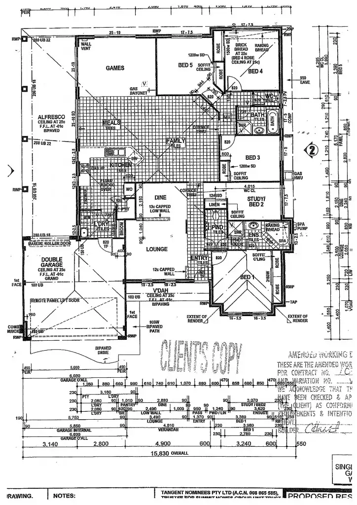 Floorplan of Homely house listing, 5 Toledo Circuit, Port Kennedy WA 6172