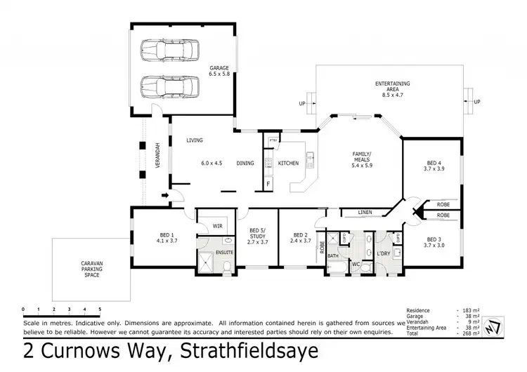 Floorplan of Homely house listing, 2 Curnows Way, Strathfieldsaye VIC 3551