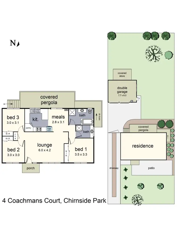 Floorplan of Homely house listing, 4 Coachmans Court, Chirnside Park VIC 3116