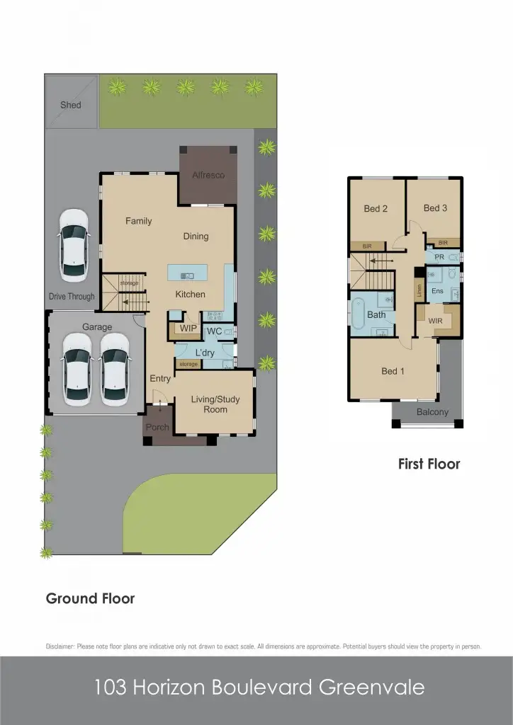 Floorplan of Homely house listing, 103 Horizon Boulevard, Greenvale VIC 3059