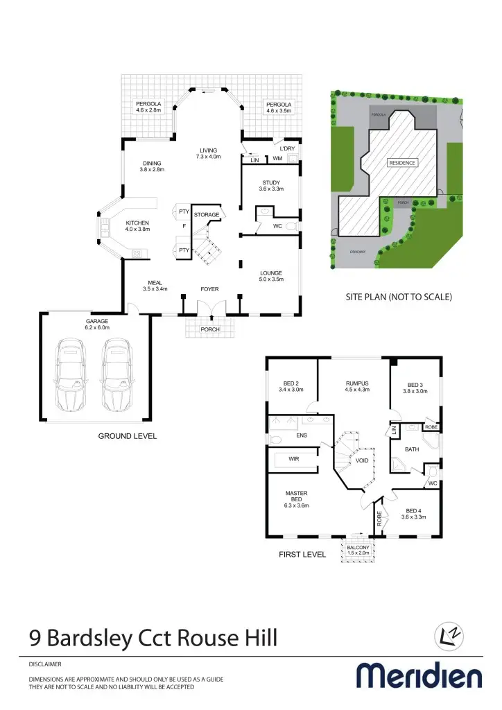 Floorplan of Homely house listing, 9 Bardsley Cct, Rouse Hill NSW 2155