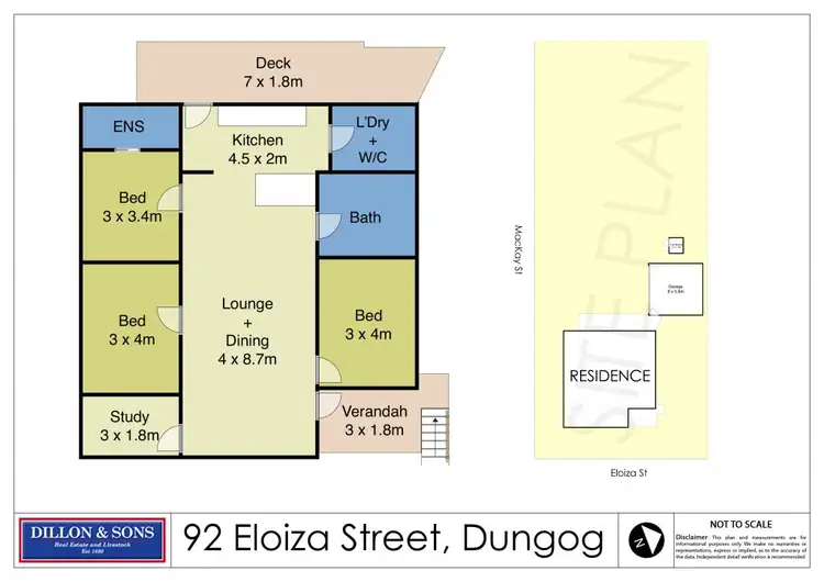 Floorplan of Homely house listing, 92 Eloiza Street, Dungog NSW 2420