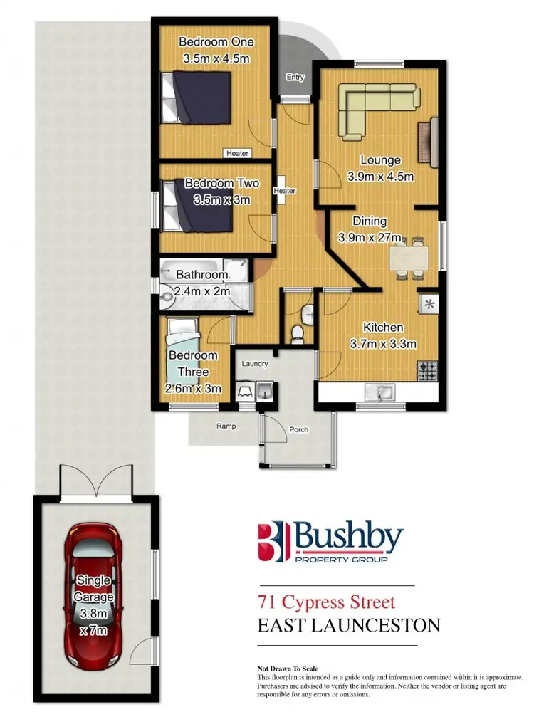 Floorplan of Homely house listing, 71 Cypress Street, Newstead TAS 7250