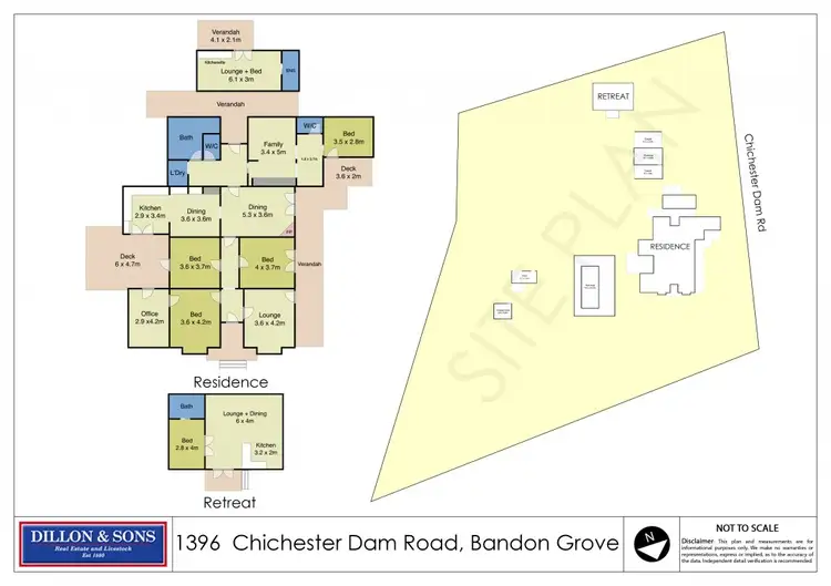 Floorplan of Homely rural property listing, 1396 Chichester Dam Road, Bandon Grove Via, Dungog NSW 2420