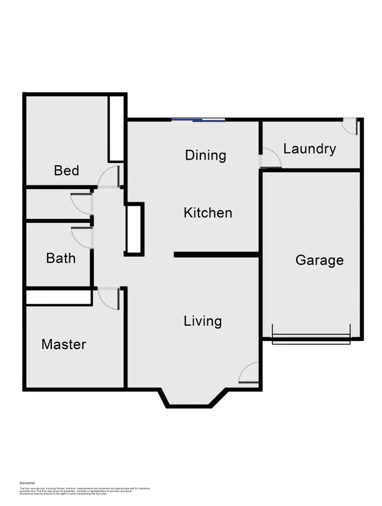 Floorplan of Homely unit listing, 6/5 Benjamin Lee Drive, Raymond Terrace NSW 2324