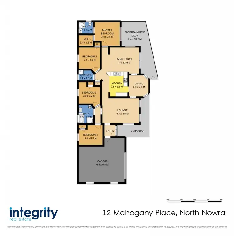 Floorplan of Homely house listing, 12 Mahogany Place, North Nowra NSW 2541