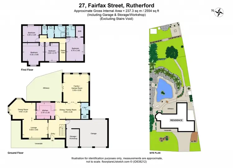 Floorplan of Homely house listing, 27 Fairfax Street, Rutherford NSW 2320