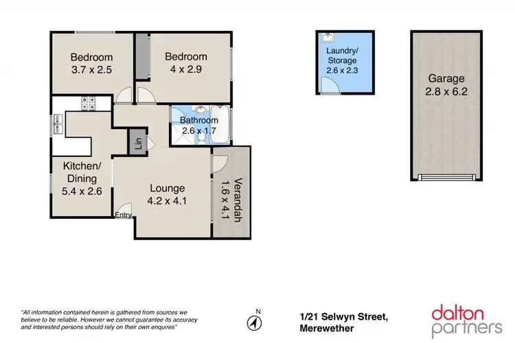 Floorplan of Homely unit listing, 1/21 Selwyn Street, Merewether NSW 2291