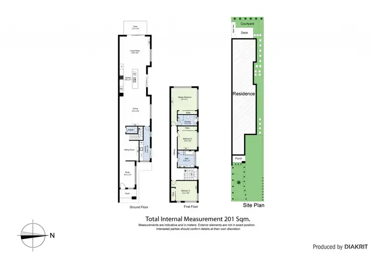 Floorplan of Homely townhouse listing, 40A Freeman Street, Yarraville VIC 3013