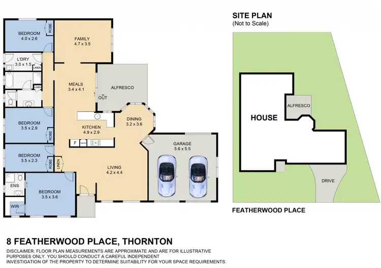 Floorplan of Homely house listing, 8 Featherwood Place, Thornton NSW 2322