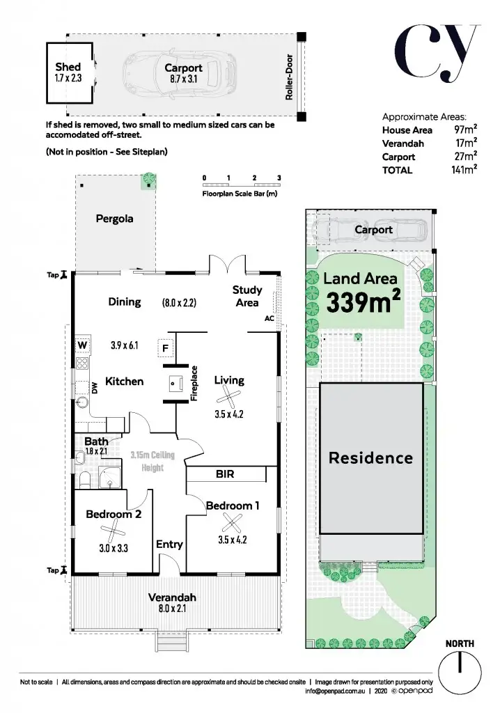 Floorplan of Homely house listing, 36 Aberdare Road, Shenton Park WA 6008