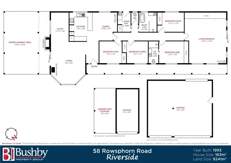 Floorplan of Homely house listing, 58 Rowsphorn Road, Riverside TAS 7250