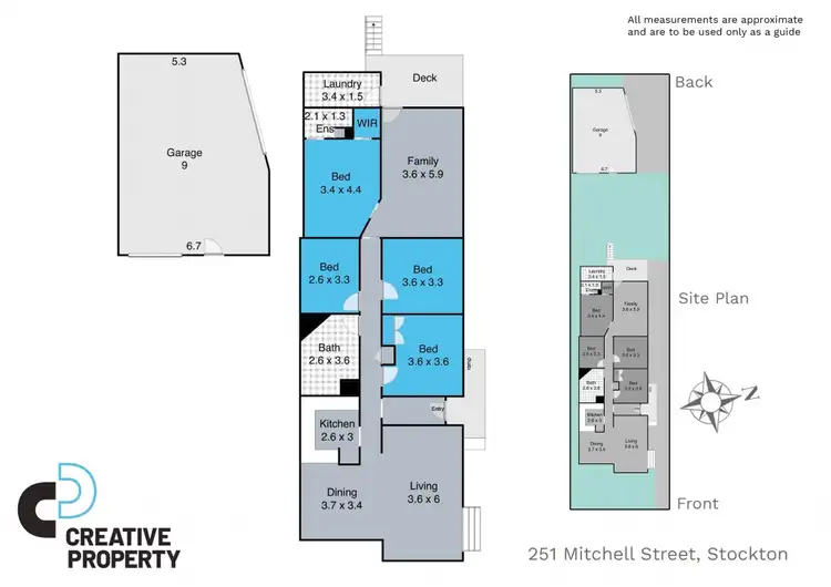 Floorplan of Homely house listing, 251 Mitchell Street, Stockton NSW 2295