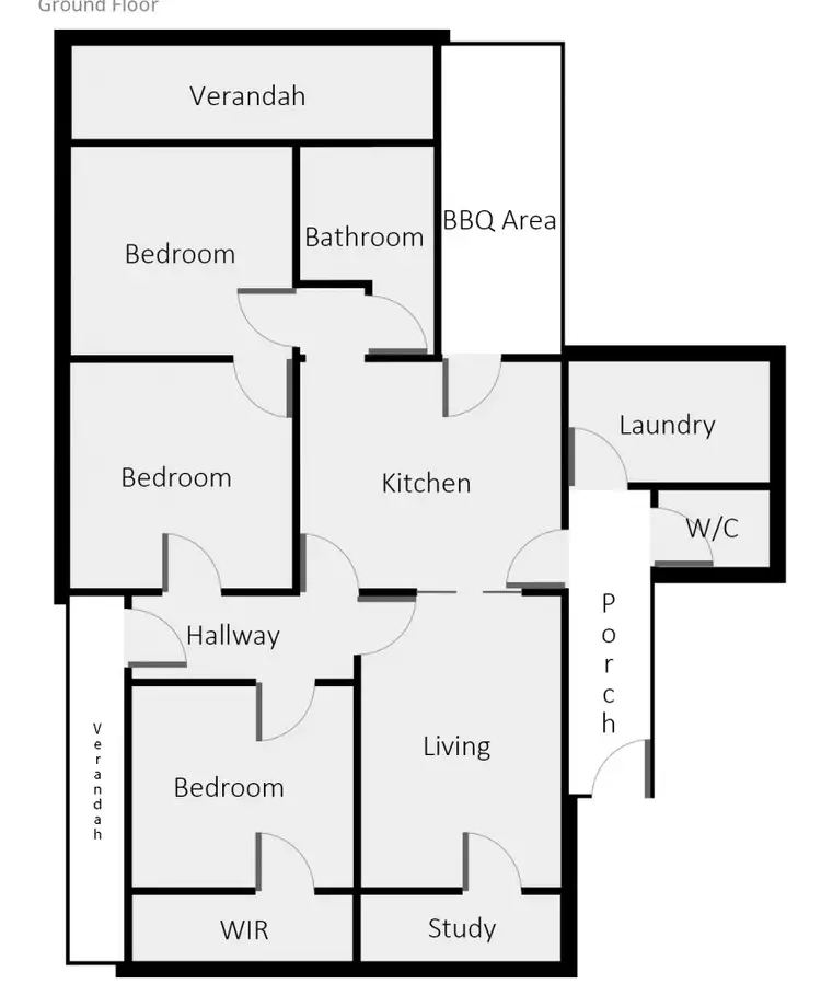 Floorplan of Homely house listing, 41 Church Street, Pimpinio VIC 3401