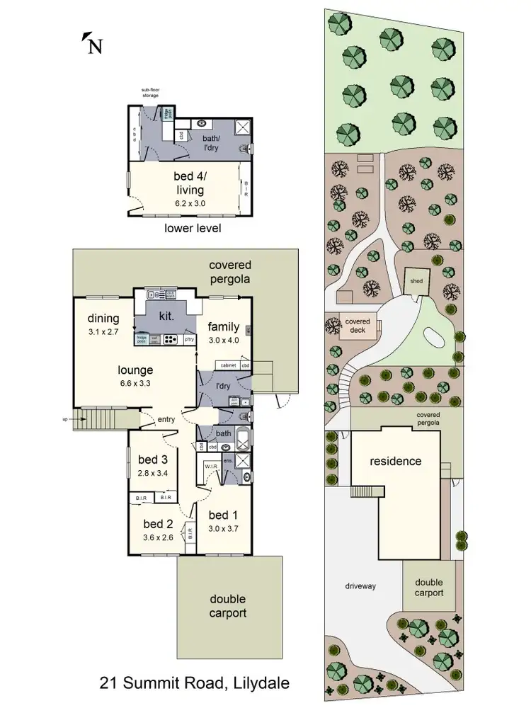 Floorplan of Homely house listing, 21 Summit Road, Lilydale VIC 3140