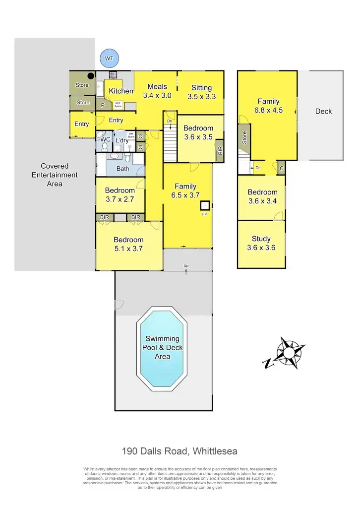 Floorplan of Homely house listing, 190 Dalls Road, Whittlesea VIC 3757