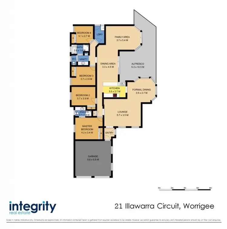 Floorplan of Homely house listing, 21 Illawarra Circuit, Worrigee NSW 2540