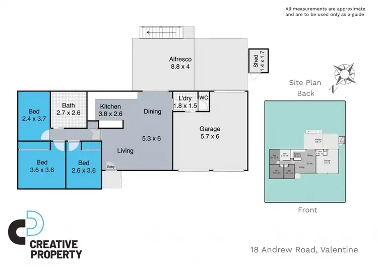 Floorplan of Homely house listing, 18 Andrew Road, Valentine NSW 2280