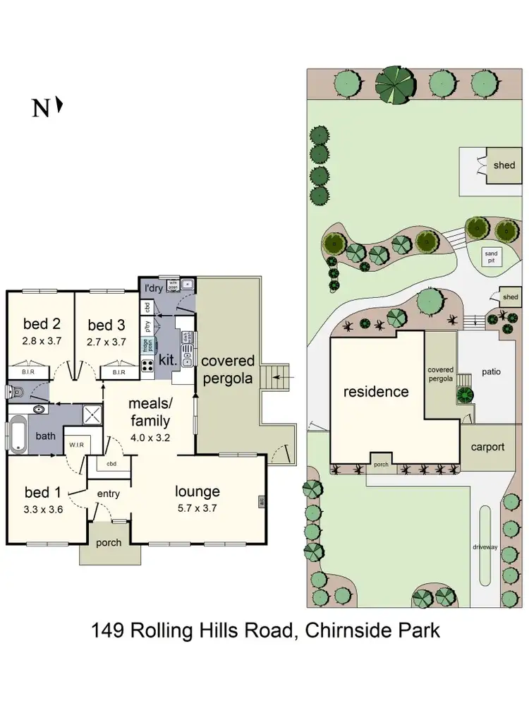 Floorplan of Homely house listing, 149 Rolling Hills Road, Chirnside Park VIC 3116