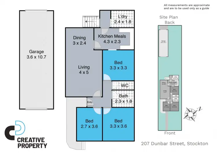 Floorplan of Homely house listing, 207 Dunbar Street, Stockton NSW 2295