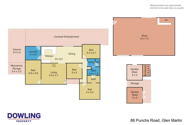 Floorplan of Homely house listing, 88 Punchs Road, Glen Martin via, Clarence Town NSW 2321