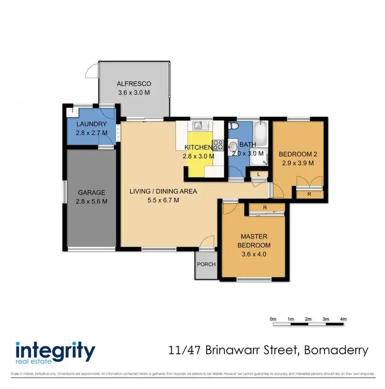 Floorplan of Homely villa listing, 11/47 Brinawarr Street, Bomaderry NSW 2541
