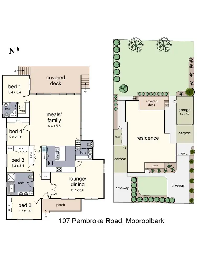 Floorplan of Homely house listing, 107 Pembroke Road, Mooroolbark VIC 3138