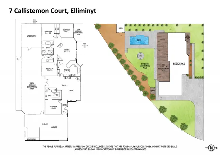 Floorplan of Homely house listing, 7 Callistemon Court, Elliminyt VIC 3250
